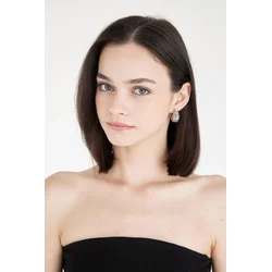 DEFACTO Womens Silver Earrings