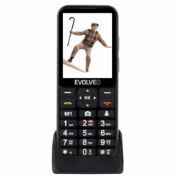 Evolveo - EasyPhone LT, 4G mobilni telefon za starije osobe, crna