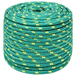 vidaXL Večnamenska uporabna vrv 12 mm 50 m Zelena PP