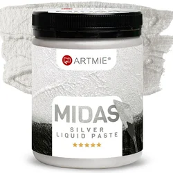 Tekoča kovinska pasta ARTMIE MIDAS silver | različni obsegi