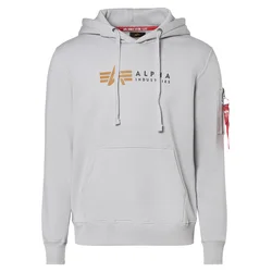 ALPHA INDUSTRIES Majica  svetlo rjava / svetlo siva / temno rdeča / črna