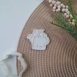 KREATIVNI SLATKIŠI Modla za kolače i ukrase Kantica, 5 cm, Bela