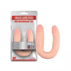 Dildo Her Her Overlap 02, 18cm, Boja kože
