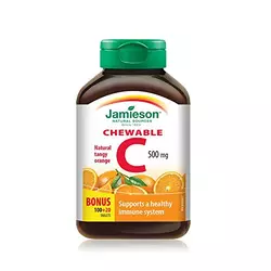 JAMIESON Vitamin C tablete za žvakanje 100+20X500mg
