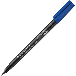 MARKER PERMANENTNI 0,4MM RECIKLIRANI LUMOCOLOR STAEDTLER 313-3 PLAVI