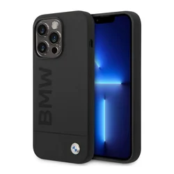 Maska BMW hc Silicone Signature Magsafe za iPhone 14 Pro, Crna