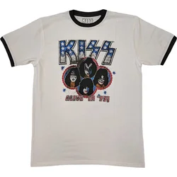 Kiss Alive in 77 Ringer White L Majica