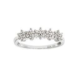 DIAMANT LETERNEL Prstan srebrna