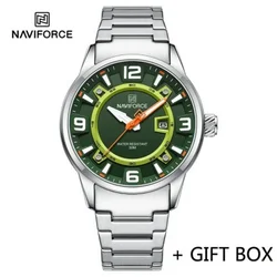 Naviforce nf8044 zeleni muški ručni sat kvarcni mehanizam ( NF8044 ZELENI )