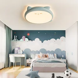 NVC Plafonska lampa LED, Mačka, 36 W, Plava