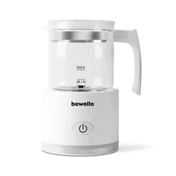 Bewello BW1017 — Električna pjenilica za mlijeko, 600 W, 250 ml (bijela)