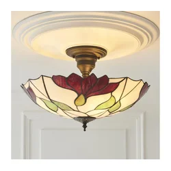 Endon 111896 - Plafonski luster Tiffany BOTANICA 3xE27/10W/230V, prečnik 45 cm
