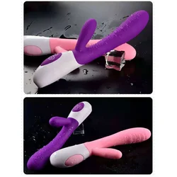 Zeka vibrator sa reljefnim perlicama (23 cm)