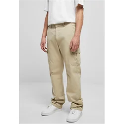 Straight Leg Cargo Pants Sand