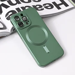 Maska za telefon Magsafe Chrome za iPhone 13 Pro 6.1, Zelena