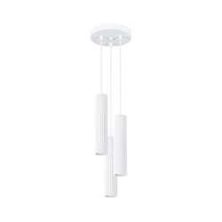 Sollux SL.1538 - Viseći luster na sajli KARBON 3xGU10/10W/230V bela