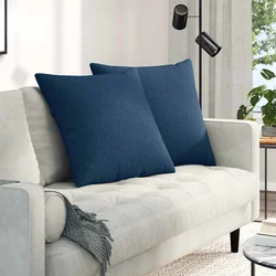 Jastučići za sofu 2 pcs Plava 60 x 60 cm tkanina