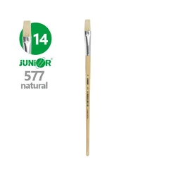 Ploščati čopič JUNIOR št. 14 577 Natural
