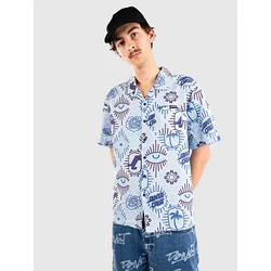 Santa Cruz Patchwork Shirt fresh blue
