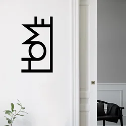 Wallity Zidna dekoracija Home, 28x50 cm, Crna