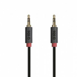 Audio kabel SBS, jack (3,5 mm), črn