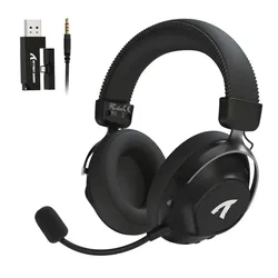 Bežične gaming Slušalice Attack Shark L50Pro 53mm/7.1 Surround/TriMode/1100mAh/Aluminium/Black