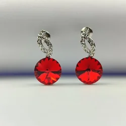 Alp Crystal Ženske minđuše EPP2R10P, Crvene