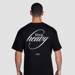GymBeam Lifting Heavy T-shirt Black