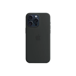 iPhone 15 Pro Max Silicone Case with MagSafe - Black