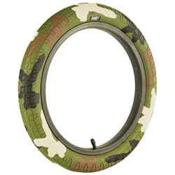 Family 16 BMX Green Camo Tread