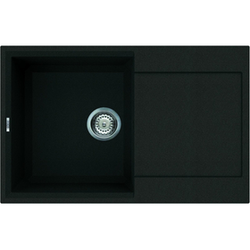 Granitna sudopera sa jednim koritom - EASY 300 79x50cm 1VG - nero metal 70 - Elleci