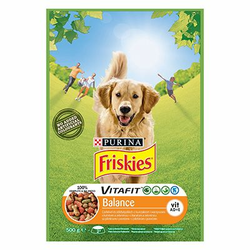 FRISKIES PURINA Suva hrana za pse, Balance, Piletina i povrće, 500 gr