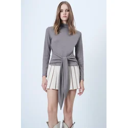 Trend Alacati Stili Ženska bluza Alc-X14652, Smeđa