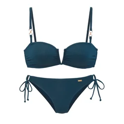 BUFFALO Bikini cijansko modra