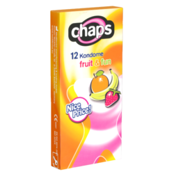 Chaps Single: Fruit & Fun, 12 condoms