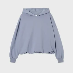 Cropp - Dukserica s kapuljačom basic - lavanda