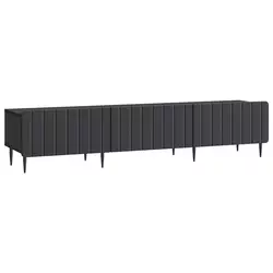 TV ormar s ladicama Crna 147 x 34,5 x 32 cm Konstruirano drvo