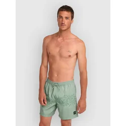 ONeill Uni Flower 16 kopalne hlače green tropical stripe