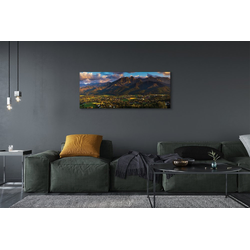 tulup.si Slika na platnu Mountain sunset 125x50 cm