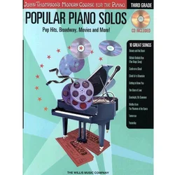 THOMPSON POPULAR piano SOLOS 3 +CD