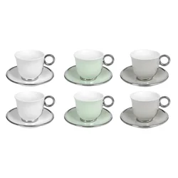 FG HAUS Šolja za espresso sa tacnom set 6 kom BR3085