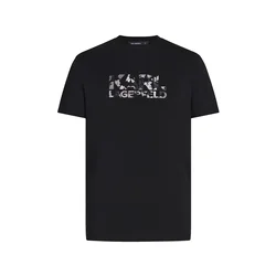 Karl Lagerfeld Majica črna / bela
