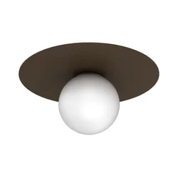 Plafonsko svetlo FLAT 1xE27/15W/230V 55x60 cm braon