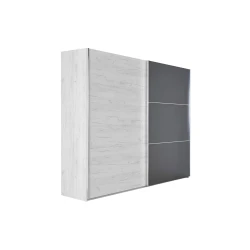 Matis Američki plakar, 269x64x221.5cm, Hrast-antracit