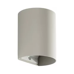 FARO 40524 - Zidno svetlo SOLE 1xGU10/8W/230V, sivo, okruglog oblika