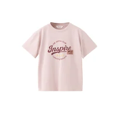MANGO KIDS Majica INSPIRE rumena/ciklama/roza