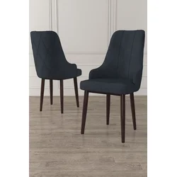 Hanah Home Set stolica Trex, 46x95x42 cm, 6 komada, Antracit-braon