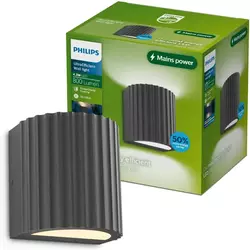 Philips - LED spoljno zidno svetlo ZYRA LED/4,3W/230V 2700K IP44