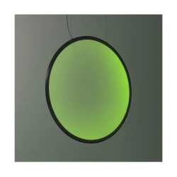 Artemide 1994330APP - LED RGBW prigušiva luster na sajli DISCOVERY LED/79W/230V crna