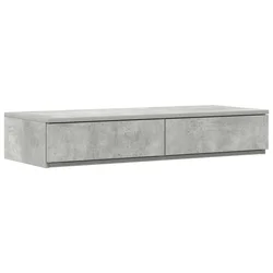 Ladice za krevet s ladicama Betonski sivi 75 x 36,5 x 16,5 cm